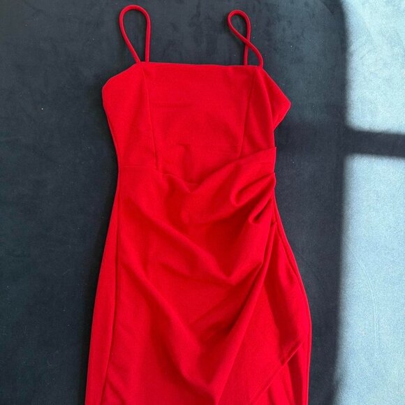 Windsor red bodycon crepe minidress, size S - Picture 5 of 7